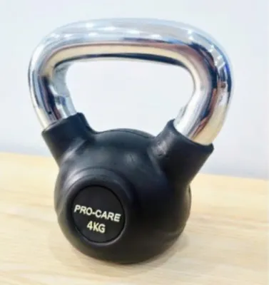 Tạ Bình Tạ Đơn Kettlebells Cao Su Lõi Sắt Pro-Care Đài Loan - Từ 4KG đến 16KG Tập Squat Fitness