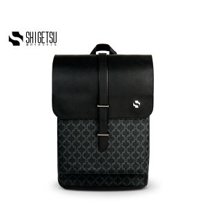 Shigetsu HYUGA Black Backpack for School for men and women 14 INCHES laptop bag office bag business bag mens bag bagpack 8083