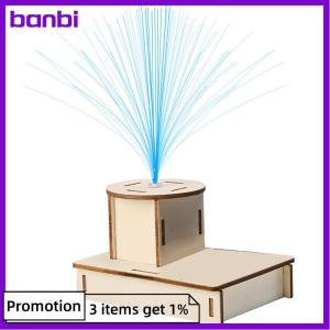 banbi Wooden Colorful Fiber Optic Lamp Kits DIY Science Building Projects 3D Wooden Puzzles Assembly Model Set Educational Toys