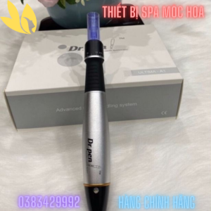 Máy Lăn Kim Máy Phi Kim Dr Pen Xanh A1W Tích Điện- Dr Pen Xám A1C Không Tích Điện Cấy Tảo Cấy Phấn Cấy Trắng Da