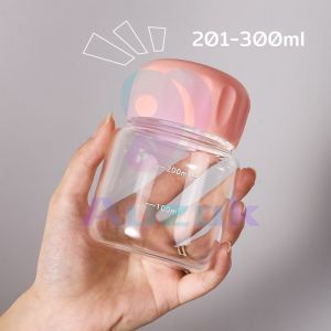 200ml Mini ton ton cup female cute glass cup Simple portable small capacity coffee handy cup