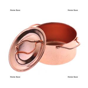 [COD] Home Base 1/12 dollhouse Miniature KITCHEN หม้อทองแดงพร้อมฝาปิด