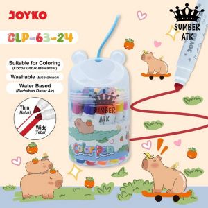 Color Pen Pulpen Pena Warna Joyko CLP-63 12  24 warna