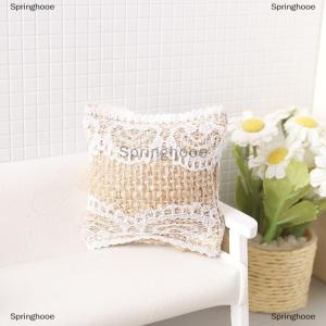 [COD] Springhooe บ้านตุ๊กตา1:12หมอนลูกไม้จิ๋วหมอนโซฟาหมอนอิงตุ๊กตาตกแต่งเฟอร์นิเจอร์ของเล่นตุ๊กตาของตกแต่งบ้าน