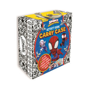Marvel Spidey & Amazing Friends Premium Activity Book Carry Case with Stickers Pens Crayons For Kids