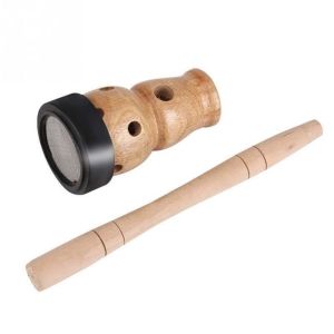 NBANLIKE Effectively Massage With Handle Moxa Acupuncture Gourd Moxibustion Box Wooden Gourd Device Moxa Mugwort