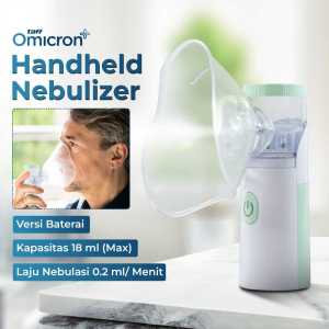 TaffOmicron Alat Terapi Pernapasan Mesh Nebulizer Portable Inhaler - JSL-W303