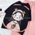 Áo Thun Hoạt hình 3D Tay Lỡ in chuyển nhiệt Unisex From Rộng - Áo phông nữ mẫu mã cute dễ thương Freesize 38-65kg. 