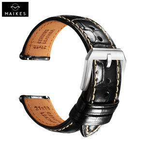 new Maikes Luxury Rolex Leather Watch Strap Quick Release 20mm 21mm 22mm Accessories Watchbands Braceletes For Omega Watch Band high-quality