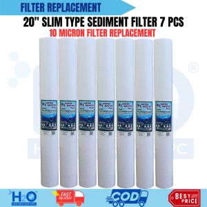 Water Filter 20" Slim Type Sediment Filter Replacement 7 pcs with Different Variations