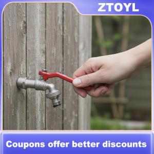 【ZTOYL】 1Pcs Garden Bibcock High Strength Zinc Alloy Faucet for Home Industrial Balcony Irrigation System