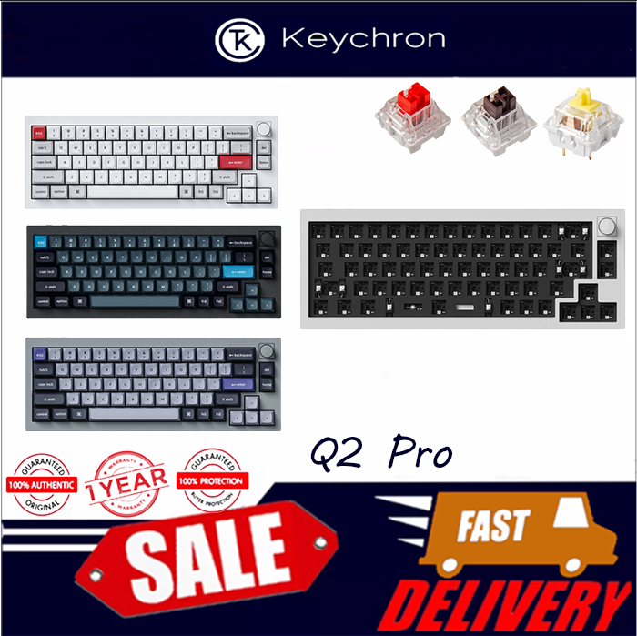 Keychron Q2 Pro QMK/VIA Wireless Custom Mechanical Keyboard – Keychron