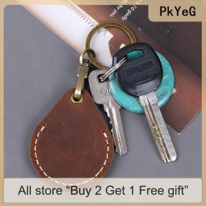 [COD] PkYeG Tool Vintage Leather Access Card Holder Keychain Community Cards Protective Key Case