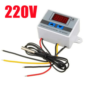 220V Digital Temperature Controller Thermostat For Egg Incubator Timer Sensor Blower Fan Set W3001