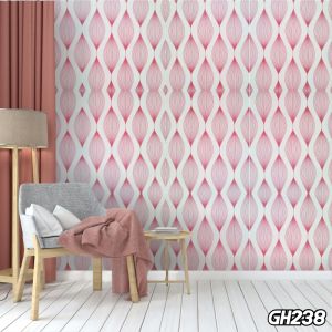Wallpaper Stiker Dinding Pvc Self Premium Matte Exclusive Ukuran 45Cm X 9M Wallstiker Motif Timbul RAINBOW STORE HOME