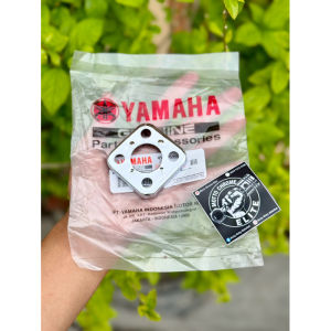 RETAINER PLAT PENUTUP PELAMPUNG TANGKI BENSIN VEGA FIZ R JUPITER MIO ORIGINAL CROM