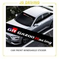 【ZAKA ZAKA】 JD Car Windscreen Windshield Sticker BLACK Decorative For ISUZU D-Max MU-X Dmax MuX Accessories. 