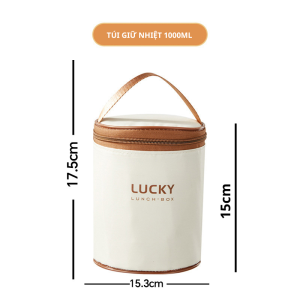 Hộp đựng cơm giữ nhiệt 3 lớp cách nhiệt lớp trong Inox 304 cao cấp an toàn với lò vi sóng tiện lợi khi mang theo FD