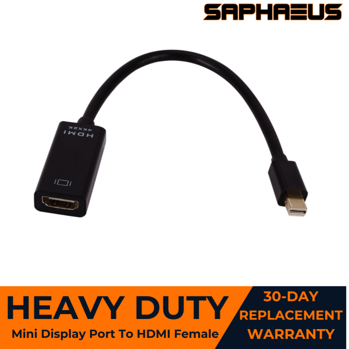Mini DisplayPort to HDMI Adapter Mini DP Male to HDMI Female