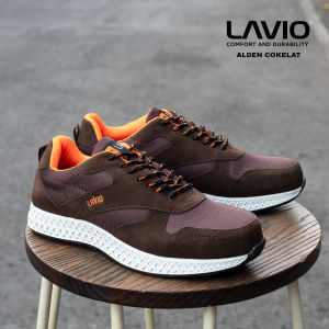 Sepatu Casual Pria Branded Keren Trandy Best Seller 2023 Lavio Alden bahan Suede Safety Ujung Besi Termurah