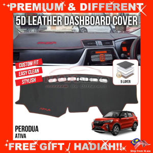 5D Leather Dashboard Cover Mat MYVI AXIA ALZA BEZZA SAGA EXORA ARUZ ATIVA PERSONA IRIZ PREVE WIRA WAJA VIOS CITY