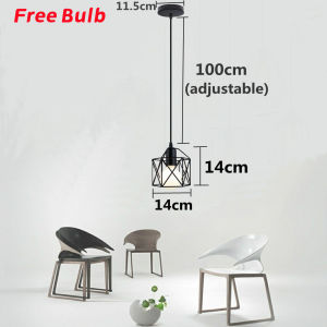 【Free Bulb】Vintage Metal Ceiling Light Chandelier Light Modern Design Drop Light Dining Light Hanging Light For Ceiling
