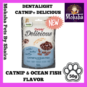 Dentalight Catnip+ Delicious Catnip & Ocean Fish Flavor 50g