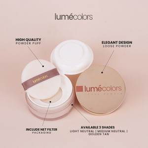 Lumecolors Loose Powder Pore Blurring Effect Bedak Lumecolors