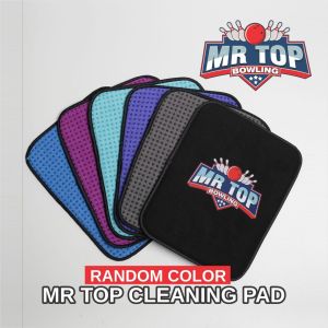 Mr Top Shammy Pad & Microfiber Bowling Ball Carrier Cleaner Bag - Bowling Accessories