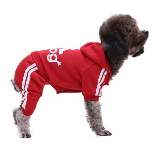 ADIDOG Set Baju + Celana Anjing Kucing - Kaos Olahraga Anjing Kucing - Pakaian Olahraga Hewan Peliharaan - Dog Cat Pet Clothes - Baju Hoodie Adidog