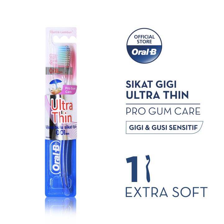 Oral-B Sikat Gigi Ultra Thin Pro Gum Care 1s | Lazada Indonesia