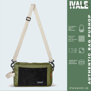 Tas slempang kekinian terlaris pushop ivale version multifungsi termurah