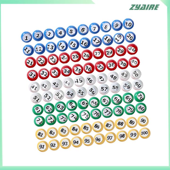 Japanese Raffle Ball ZYAire Bingo Ball Tally Ball Raffle Ball เรียก Ball สำหรับ Regal Game ...