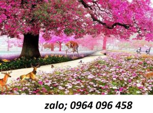 Tranh gạch men 3d phong cảnh đẹp - KCF33