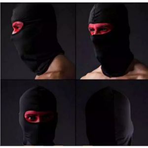 Masker Motor Sarung Kepala Helm ninja skull cap HITAM ALL SIZE