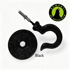 SEMPATI Gantungan Sangkar Kandang Burung Atap Plafon Klasik Emboss Sempati Premium Screw Hook Besi Cor Super Tebal Ulir Heavy Duty Cantolan Sangkar Burung Murai Lovebird Kenari Kacer Pot Bunga Lampu Gantung Lampion