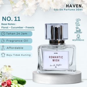 Haven Parfume KOTAK ROMANTIC WISH 30ML — Parfume Wanita Tahan Lama dan Wangi — Minyak Wangi Tahan Lama — Eau De Parfume