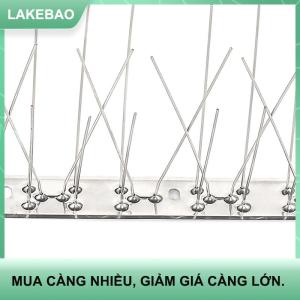 【LAKEBAO】 Thép không gỉ chim bồ câu gai chim Repeller răn đe bẫy chống chim kiểm soát dịch hại vườn ban công gai Nail Kit
