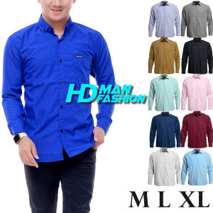Baju Kemeja Pria Hem Polos Formal & Casual