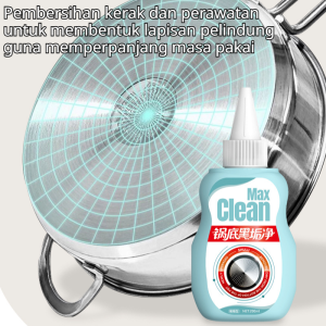 Shulu Black Pot Cleaning Gel Peralatan Dapur Stainless Steel Asli Khusus Penghilang Lemak Dan Kerak Hitam Tanpa Menggosok Satu Lapisan Dan Bersih Tanpa Merusak Panci Dapur Noda Minyak Berat Nemesis 200ml Kapasitas Besar