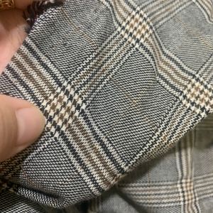 1 Mét Vải Cotton Thô Mềm Hoạ Tiết Caro Khổ 1m4 Hàng Công Ty