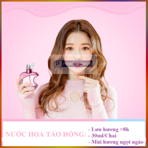 Nước Hoa Chuxinlianren 30ml/Chai Hình Quả Táo Thơm Ngát Lưu Hương Cả Ngày