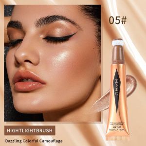 MYHO Highlighter Liquid Contour Multi-Funtional Make up pen Highlighter Blush