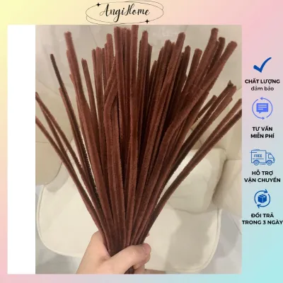 Kẽm Nhung Loại 1 Làm Hoa Handmade Màu Pastel Lông Dày Mịn ANGIHOME