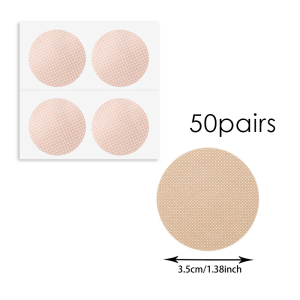 100Pcs Men One-off Breast Nipple Cover Adhesive Disposable Invisible Men Tit Pad Patch