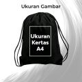 Tas Ransel Serut Stringbag Terbaru - Tas Drawstring Serut Pria Wanita Anti Air - New Stringbag - Part V. 