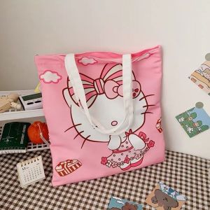 📣READY STOCK Tote Bag Tuisyen bag cartoon disneys Canvas Eco School Tuisyen Sekolah Tuition Student Handbag Beg