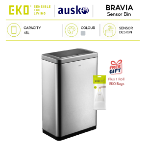 EKO | Bravia | 45L | Sensor Bin | Soft Closing | Indoor Dustbin