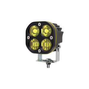 【Manila Stock+COD】MOFOX D1-1 Mini Driving Light Yellow 2pcs Laser Gun Lights Waterproof 40W Fog Light For Motorcycle Led Light for Car Off Road ATV Auxiliary Light