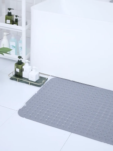 Bathroom Floor Mat Nonslip Design wth Suction Base and Drainage Holes Shower Pad For Wet Area Anti Fall Protective